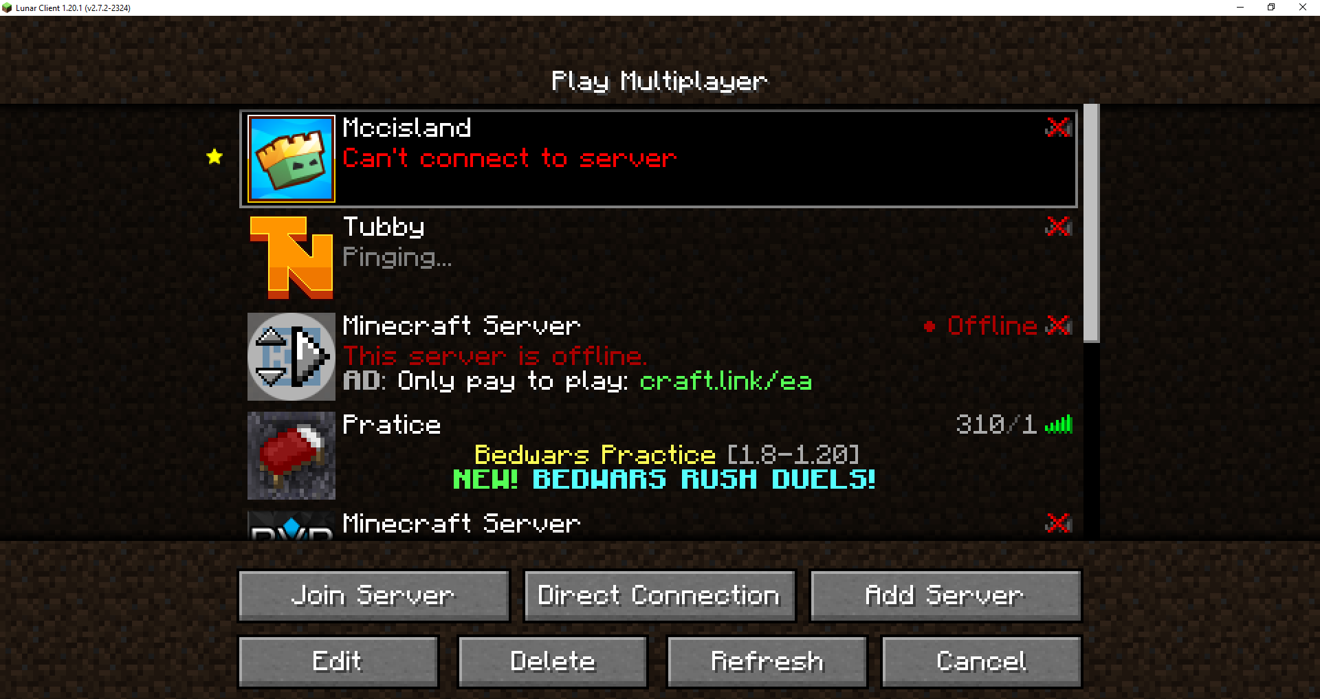 1.8 Bedwars Server Minecraft Server