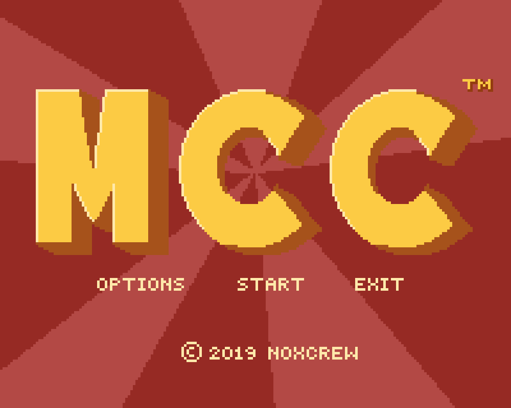 Fan Art MCC Retro Game Title Screen MC Championship